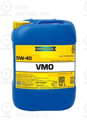 Моторное масло RAVENOL 111113301001999