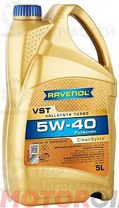RAVENOL VST 5W-40 5 л. RAVENOL 111113600501999