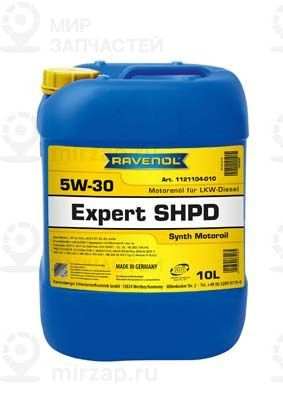 Моторное масло RAVENOL 112110401001999