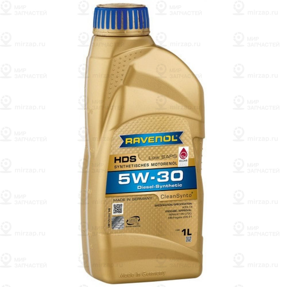 Моторное Масло Ravenol Hds Hydrocrack Diesel Specif Sae 5W-30 (1Л) New RAVENOL 4014835723214