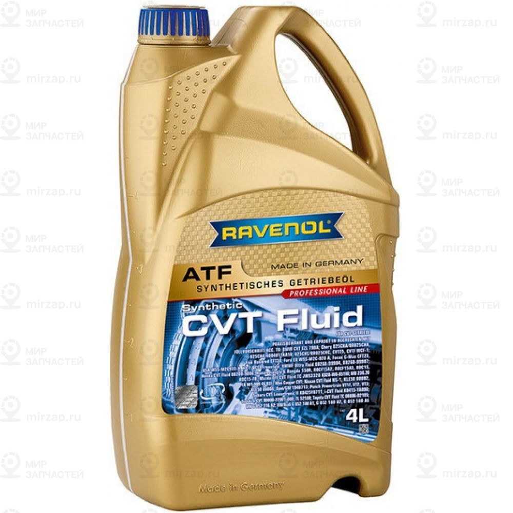 Трансмиссионное Масло Ravenol Cvt Fluid ( 4Л) New
 RAVENOL 4014835732599