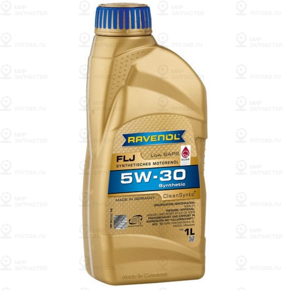 Моторное Масло Ravenol Flj Sae 5W-30 ( 1Л) New RAVENOL 4014835807150