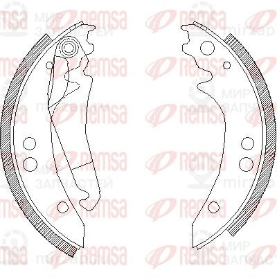 Запчасть REMSA 413600