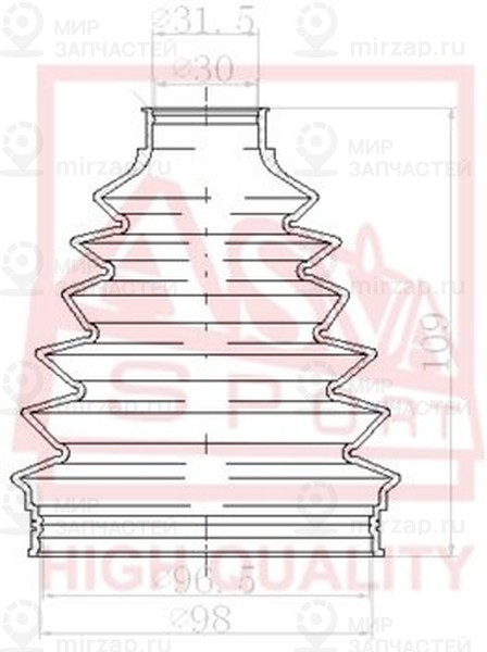 Запчасть ASVA ASBTLC200