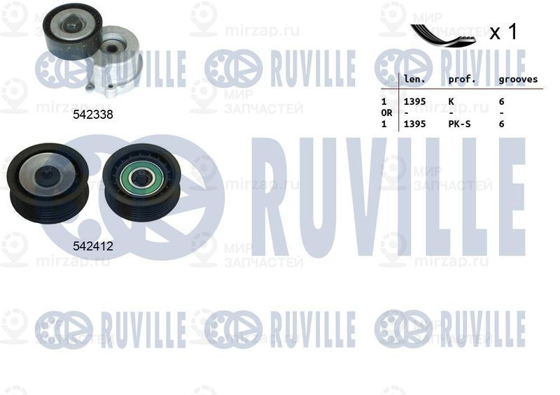 Запчасть RUVILLE 570135