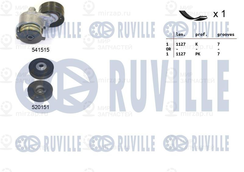 Запчасть RUVILLE 570155