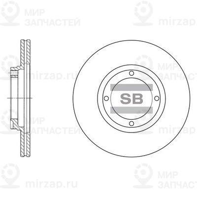 Тормозной диск SANGSIN SD1001