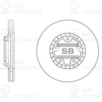 Тормозной диск SANGSIN SD1030
