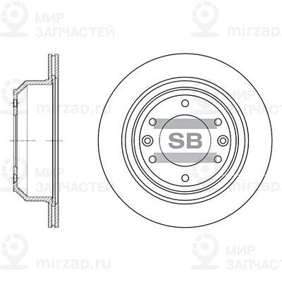 Тормозной диск SANGSIN SD1032