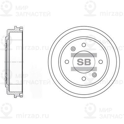Тормозной барабан SANGSIN SD1039