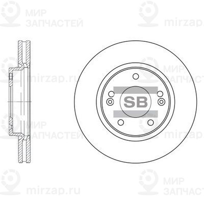 Тормозной диск SANGSIN SD1040