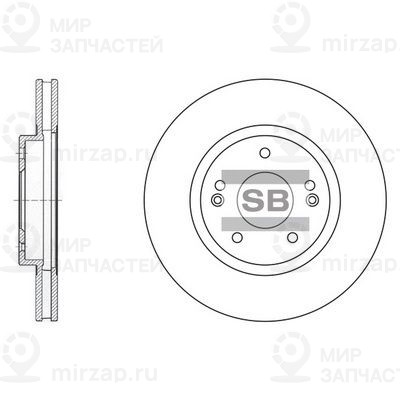 Тормозной диск SANGSIN SD1060