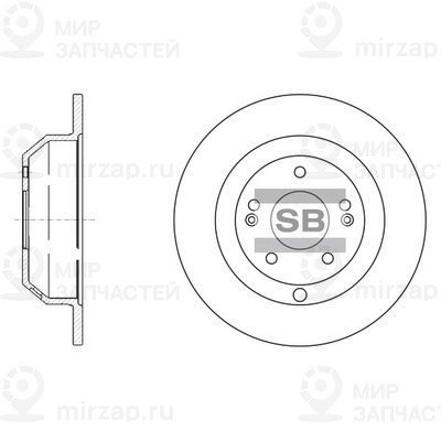 Запчасть SANGSIN SD1072