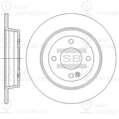 Тормозной барабан SANGSIN SD1087