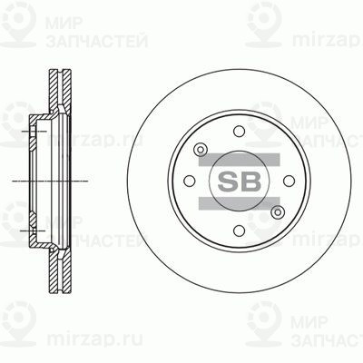 Тормозной диск SANGSIN SD1113
