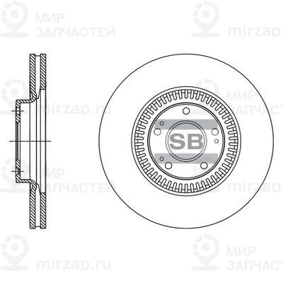 Тормозной диск SANGSIN SD1127