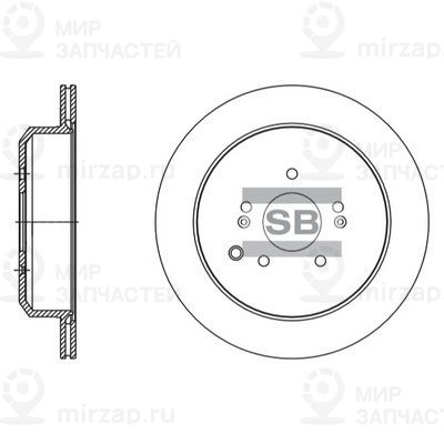 Тормозной диск SANGSIN SD1133