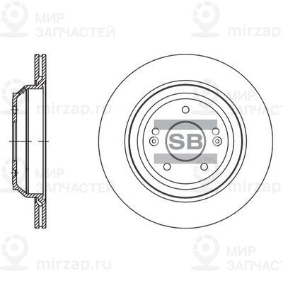 Тормозной диск SANGSIN SD1134