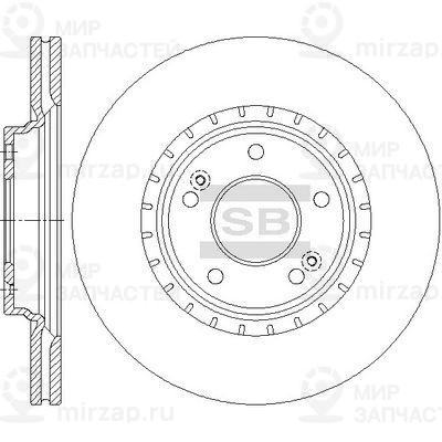 Тормозной диск SANGSIN SD1146