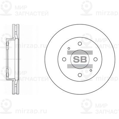 Тормозной диск SANGSIN SD2005