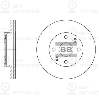 Тормозной диск SANGSIN SD2014