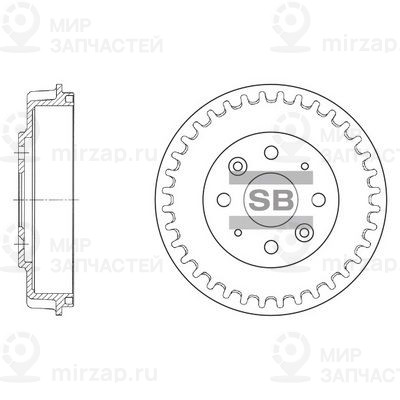 Тормозной барабан SANGSIN SD2017