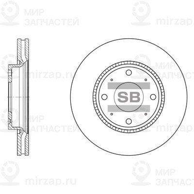 Тормозной диск SANGSIN SD2029