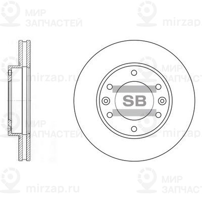 Тормозной диск SANGSIN SD2030