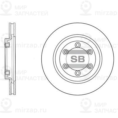 Тормозной диск SANGSIN SD3015