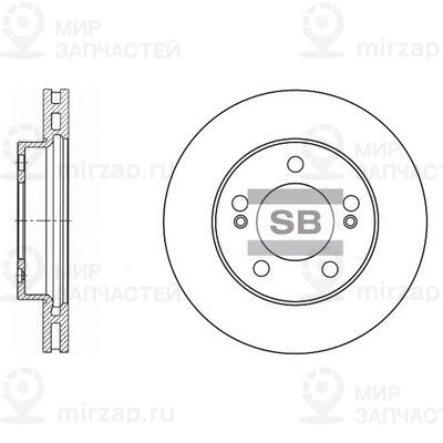 Тормозной диск SANGSIN SD3024