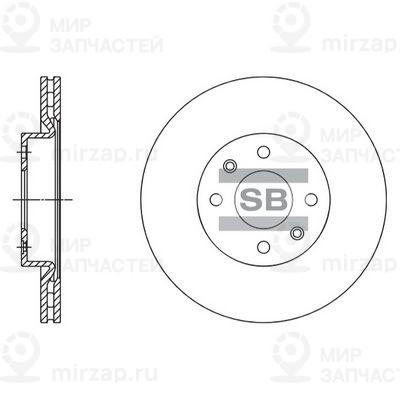 Тормозной диск SANGSIN SD3061