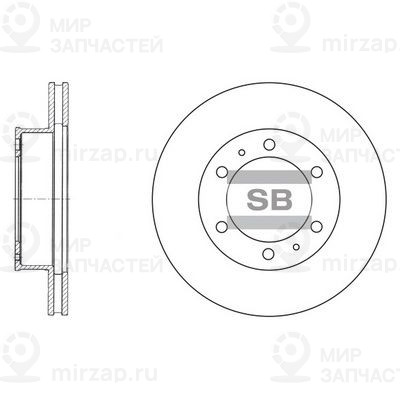 Тормозной диск SANGSIN SD4011