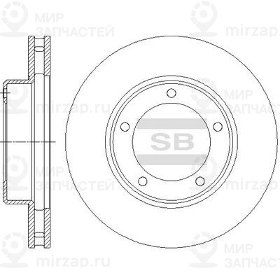 Тормозной диск SANGSIN SD4037