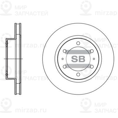 Тормозной диск SANGSIN SD4098