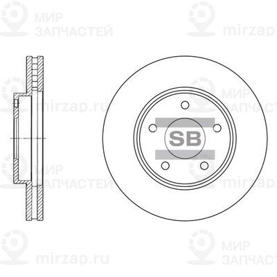 Тормозной диск SANGSIN SD4202