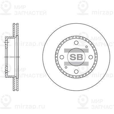 Тормозной диск SANGSIN SD4205