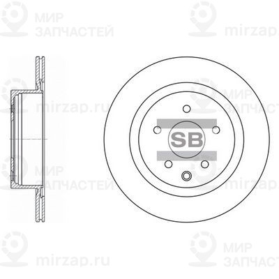 Тормозной диск SANGSIN SD4211