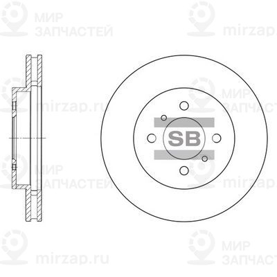 Тормозной диск SANGSIN SD4309