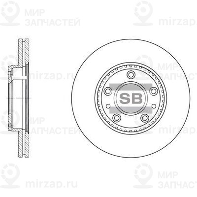Тормозной диск SANGSIN SD4406