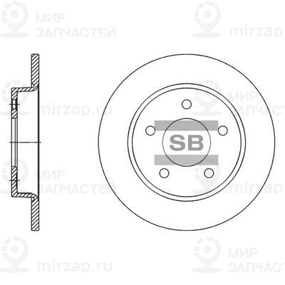 Тормозной диск SANGSIN SD4419