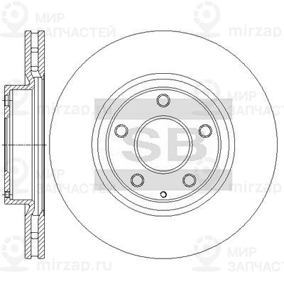 Тормозной диск SANGSIN SD4440