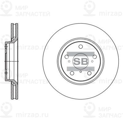 Тормозной диск SANGSIN SD4605