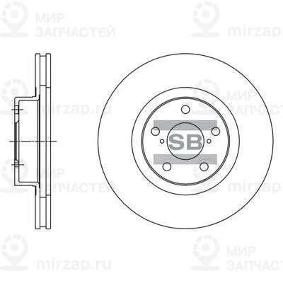 Тормозной диск SANGSIN SD4702