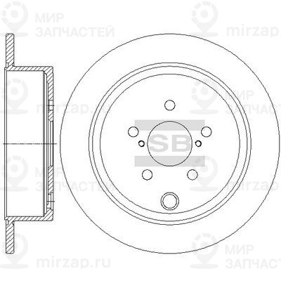 Тормозной диск SANGSIN SD4706