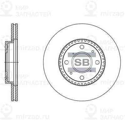 Тормозной диск SANGSIN SD4803