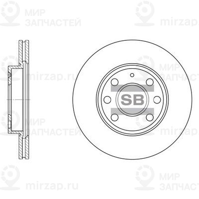 Тормозной диск SANGSIN SD5102