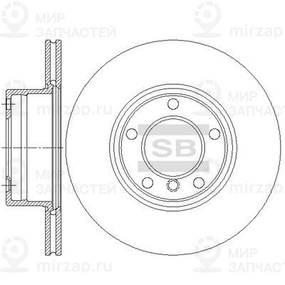 Тормозной диск SANGSIN SD5203