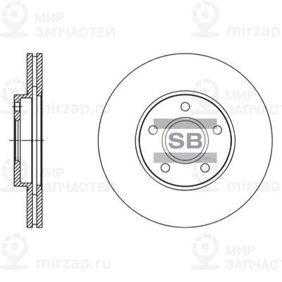Тормозной диск SANGSIN SD5305