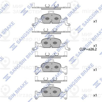 Запчасть SANGSIN SP4111