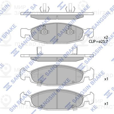 Запчасть SANGSIN SP4257
